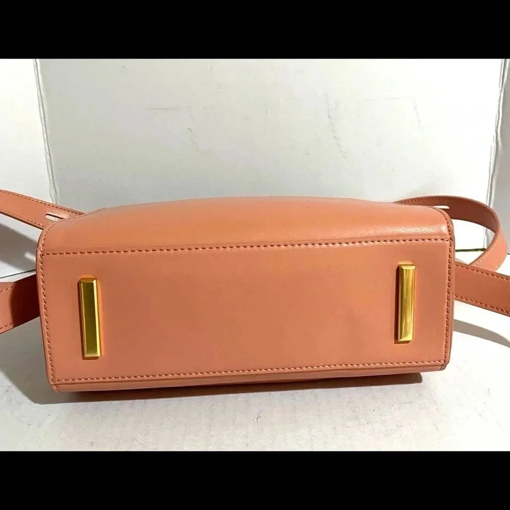 Charles & Keith pink poly crossbody handbag